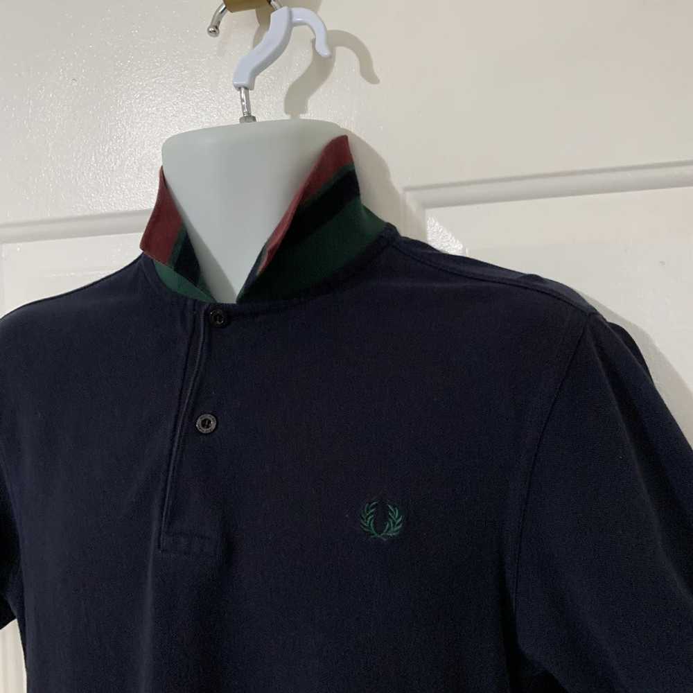 Fred Perry SS polo knit w/ contrast striped colla… - image 5