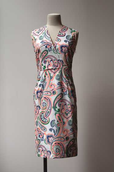 Jil Sander by Raf Simons paisley cotton dress - image 1