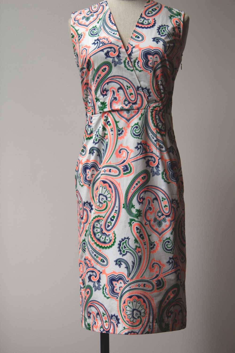 Jil Sander by Raf Simons paisley cotton dress - image 2