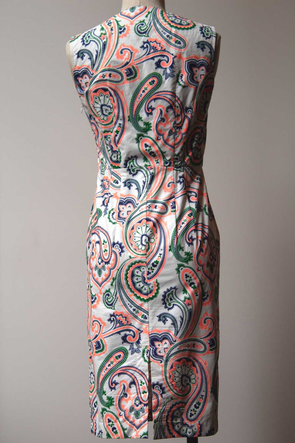 Jil Sander by Raf Simons paisley cotton dress - image 5