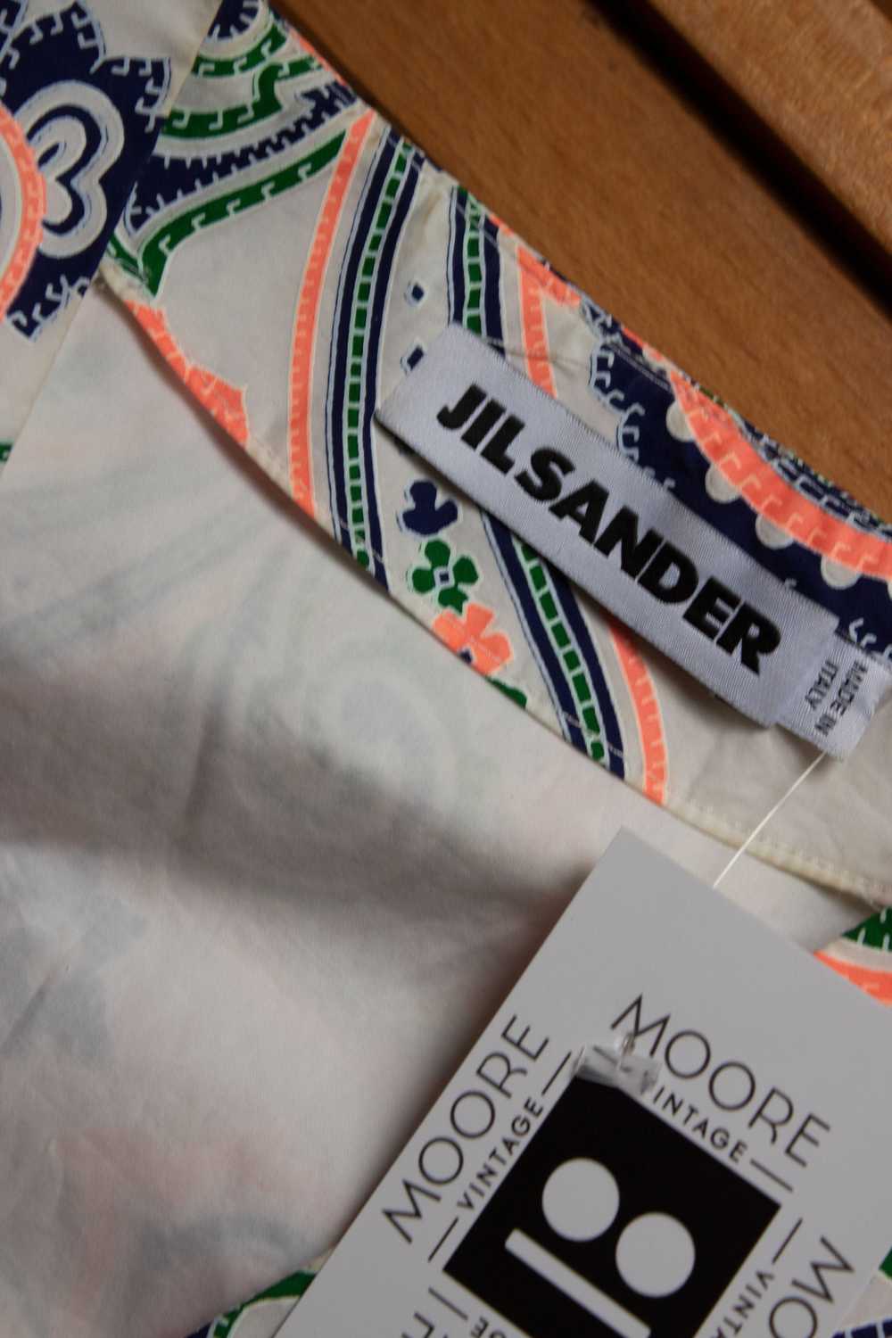 Jil Sander by Raf Simons paisley cotton dress - image 6