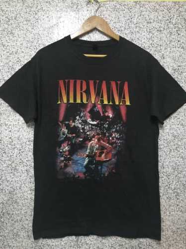 Band Tees × Kurt Cobain × Vintage NIRVANA TEE VER… - image 1