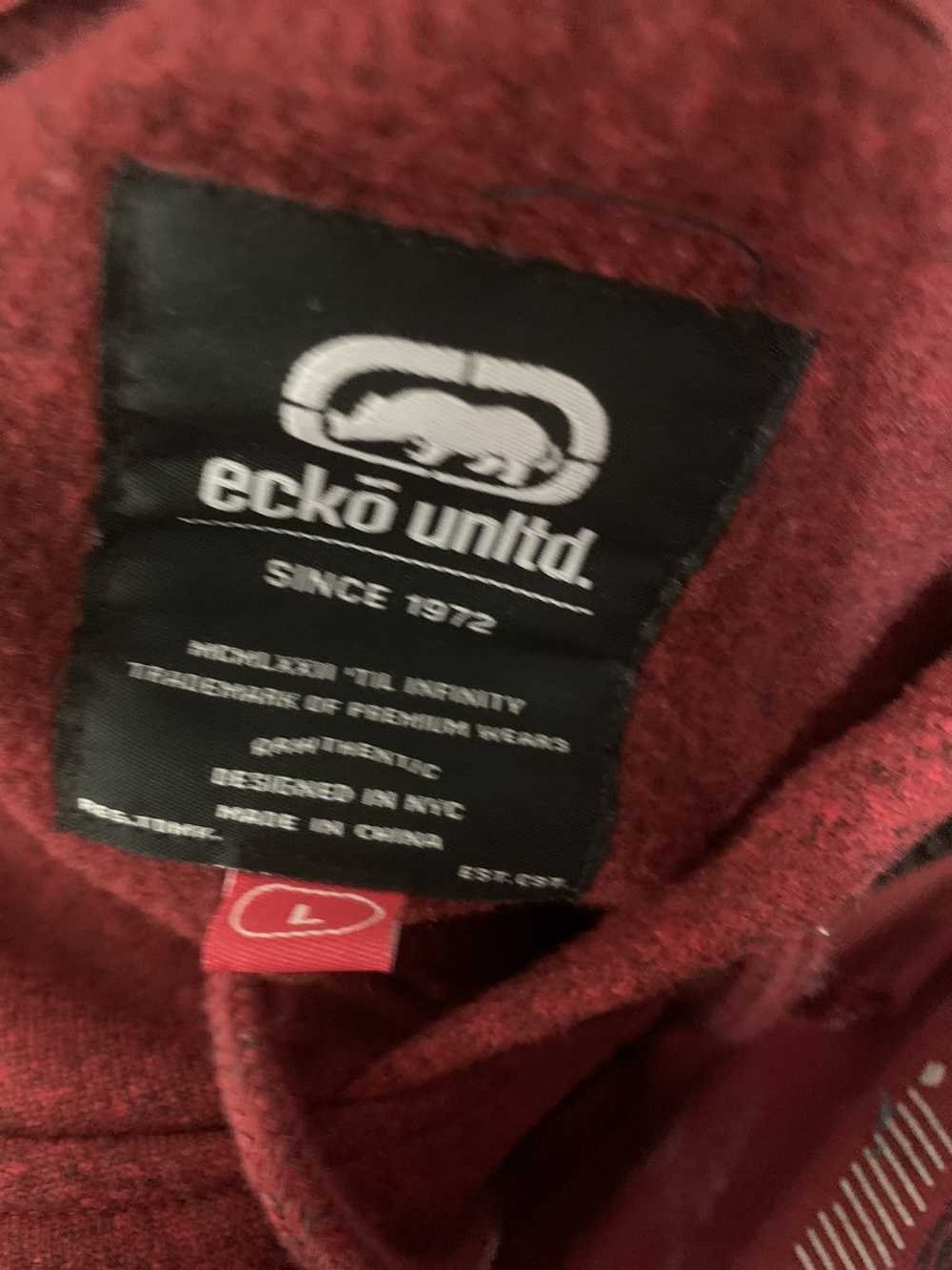 Ecko Unltd. × Streetwear Ecko Unltd Red Hoodie - image 4