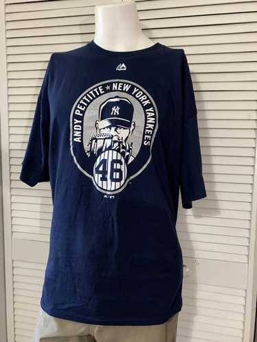Vintage Derek Jeter NY Yankees Majestic Authentic MLB T-Shirt