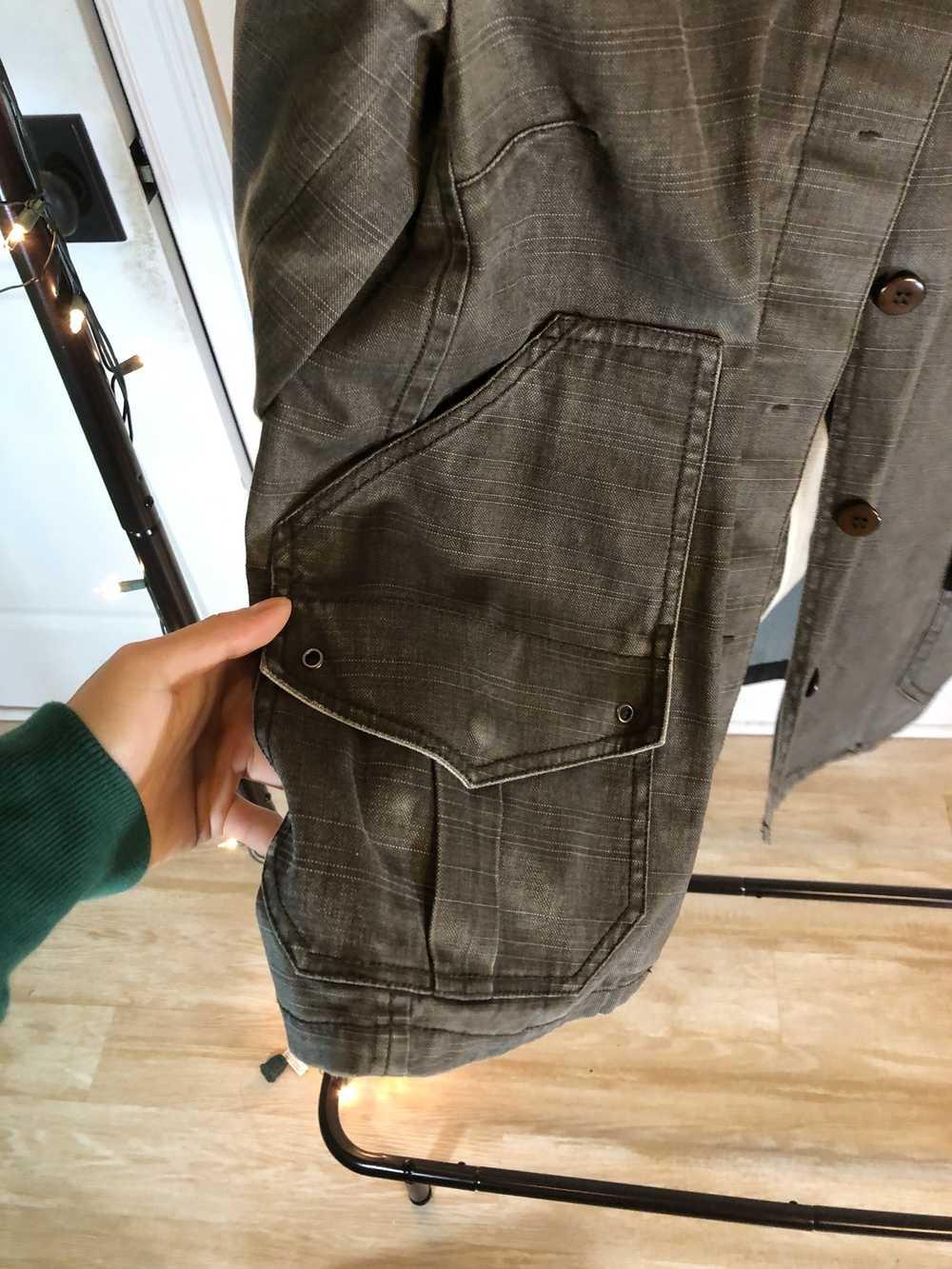 J.Crew J. Crew Khaki Field Jacket Utility Pocket … - image 3