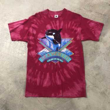 Animal Tee × Custom × Vintage Vintage Sea World O… - image 1