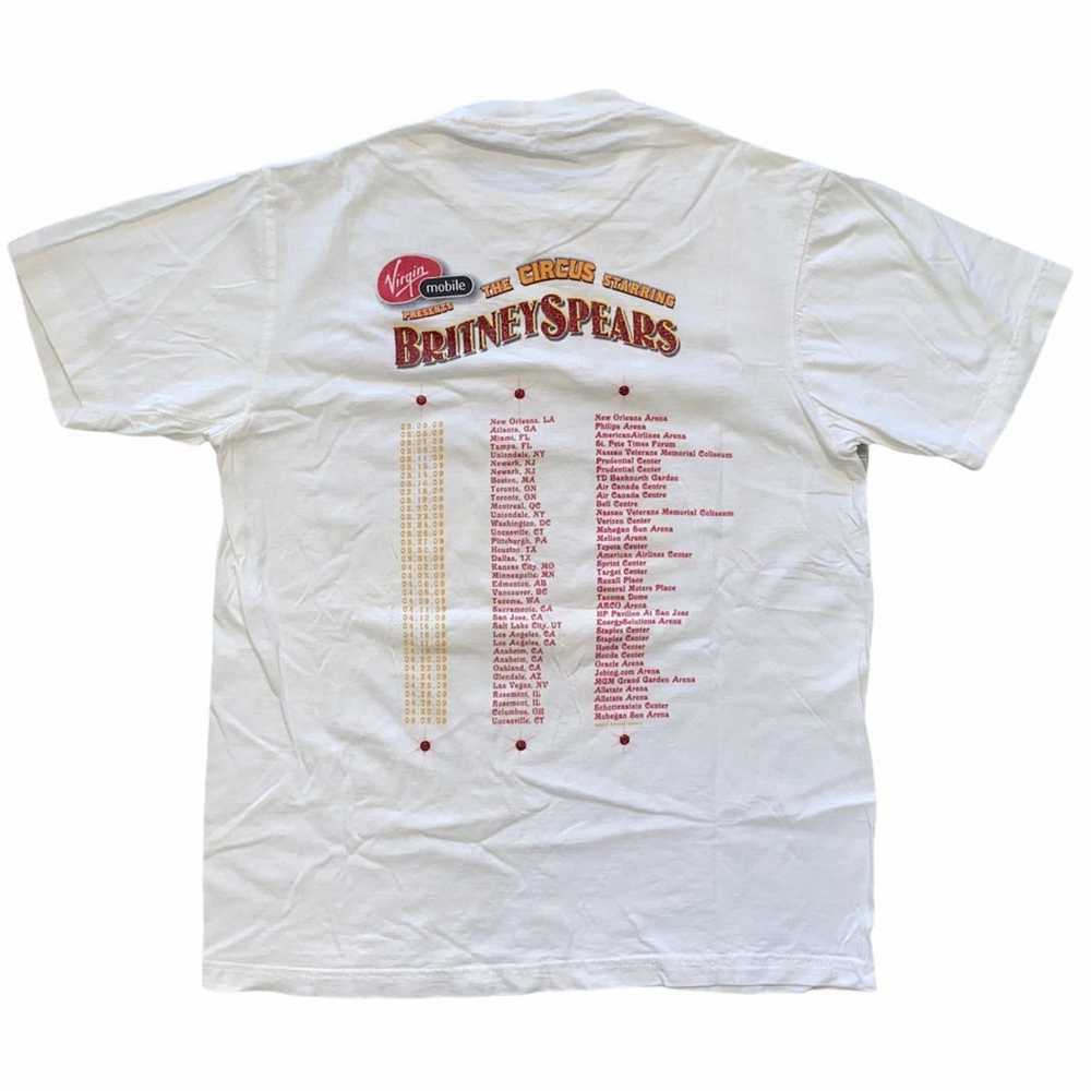 Tour Tee Britney Spears 2009 "The Circus" Tour T-… - image 2