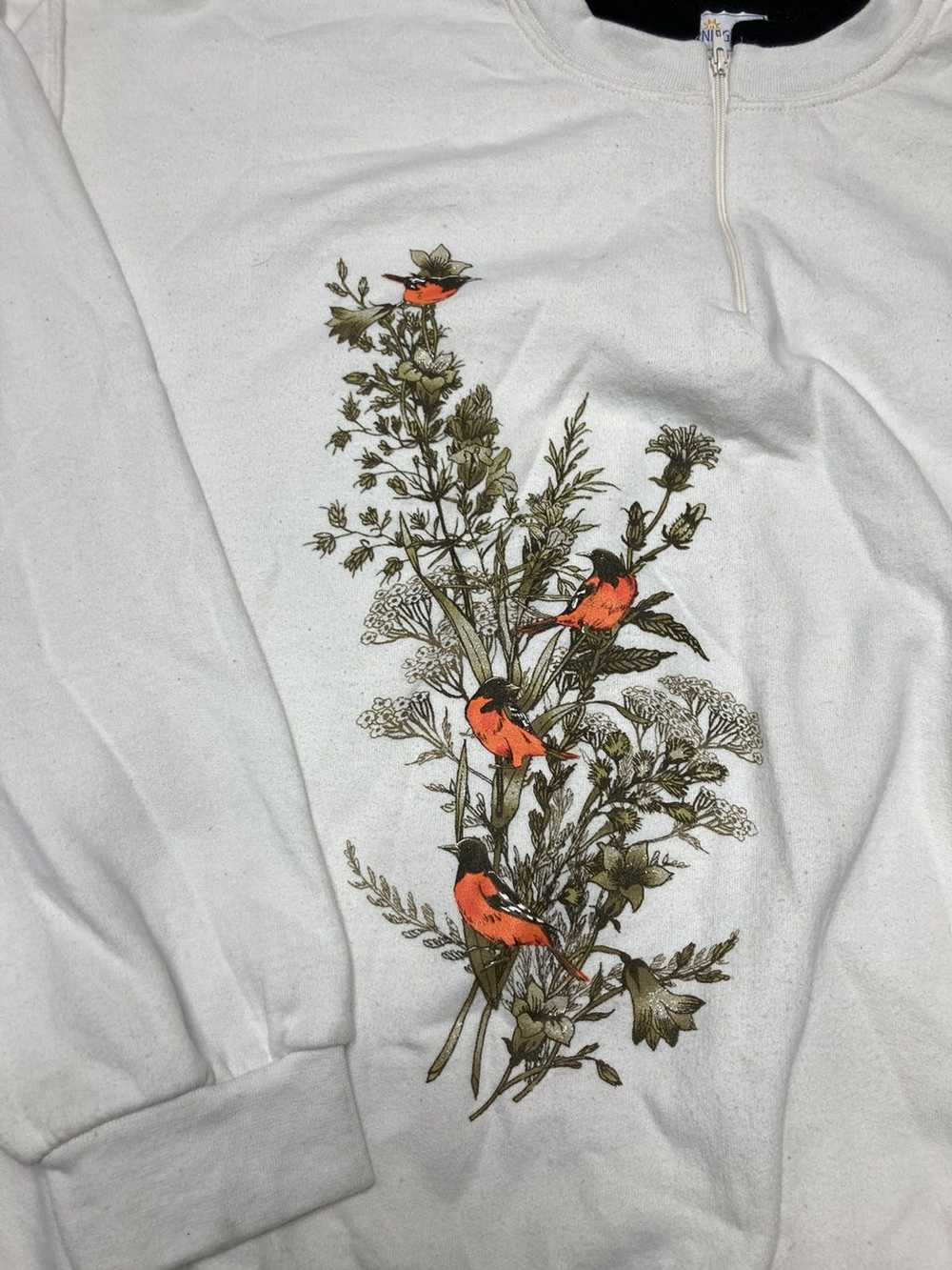 Vintage Vintage morning sun sweatshirt 90s birds … - image 2