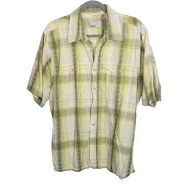 Gramicci Gramicci Mens XL Yellow Plaid Button Up S