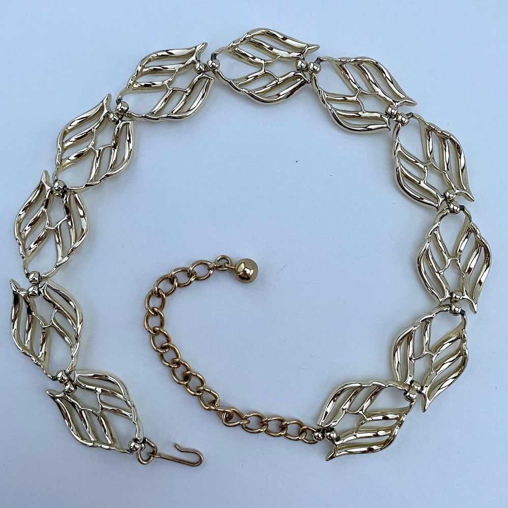Late 50s/ Early 60s Coro Gold-Tone Necklace - image 4