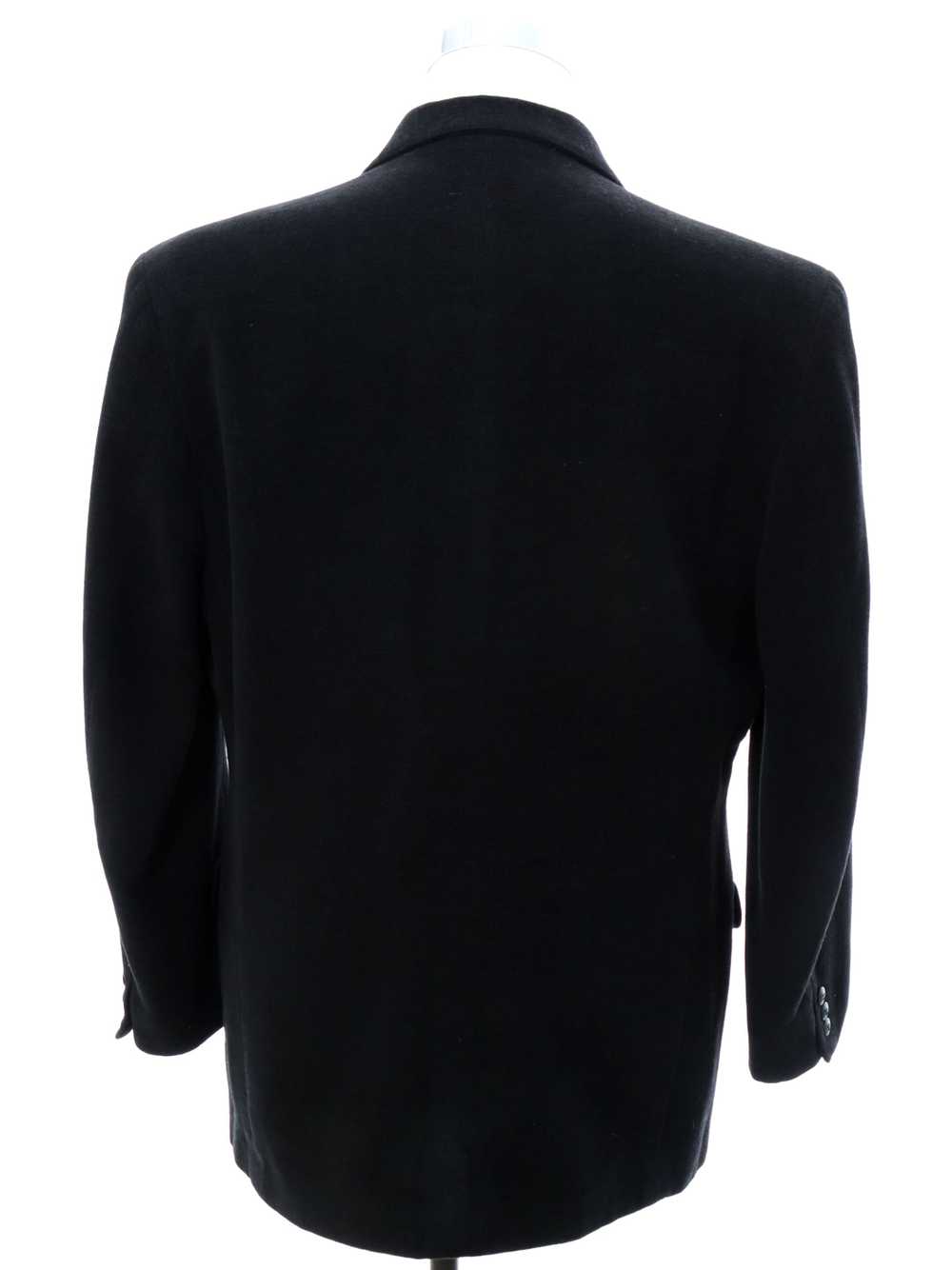 1990's Claiborne Mens Black Wool Blazer Sport Coa… - image 3