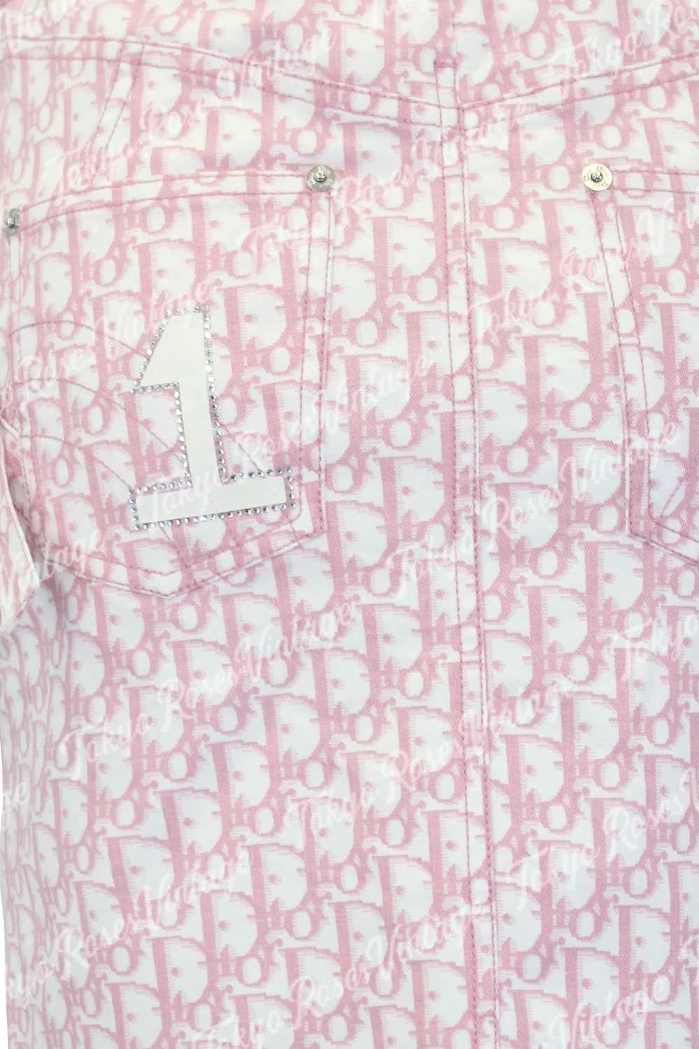 Christian Dior Pink Trotter Monogram Logo Print P… - image 4