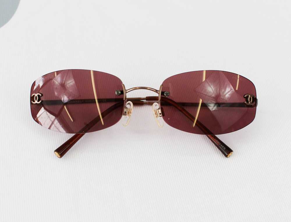 Chanel Brown Tinted Sunglasses Vintage Glasses - Gem