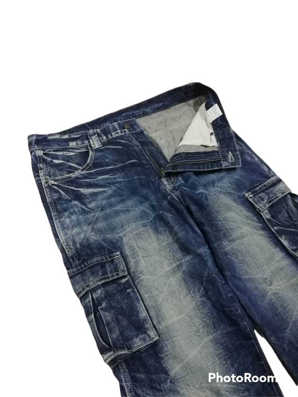 Vintage Flare Jeans Y2K Reworked Painted Pants in Black