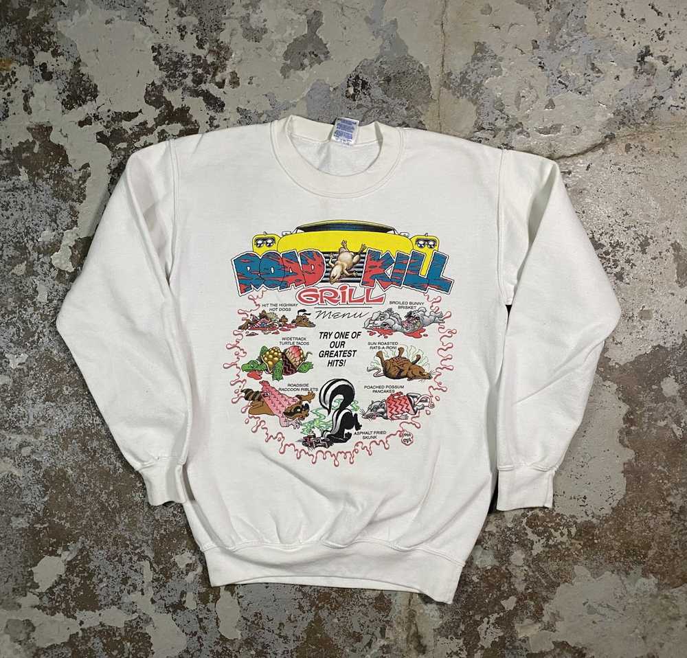 Vintage Vintage Roadkill Grill Sweatshirt - image 1