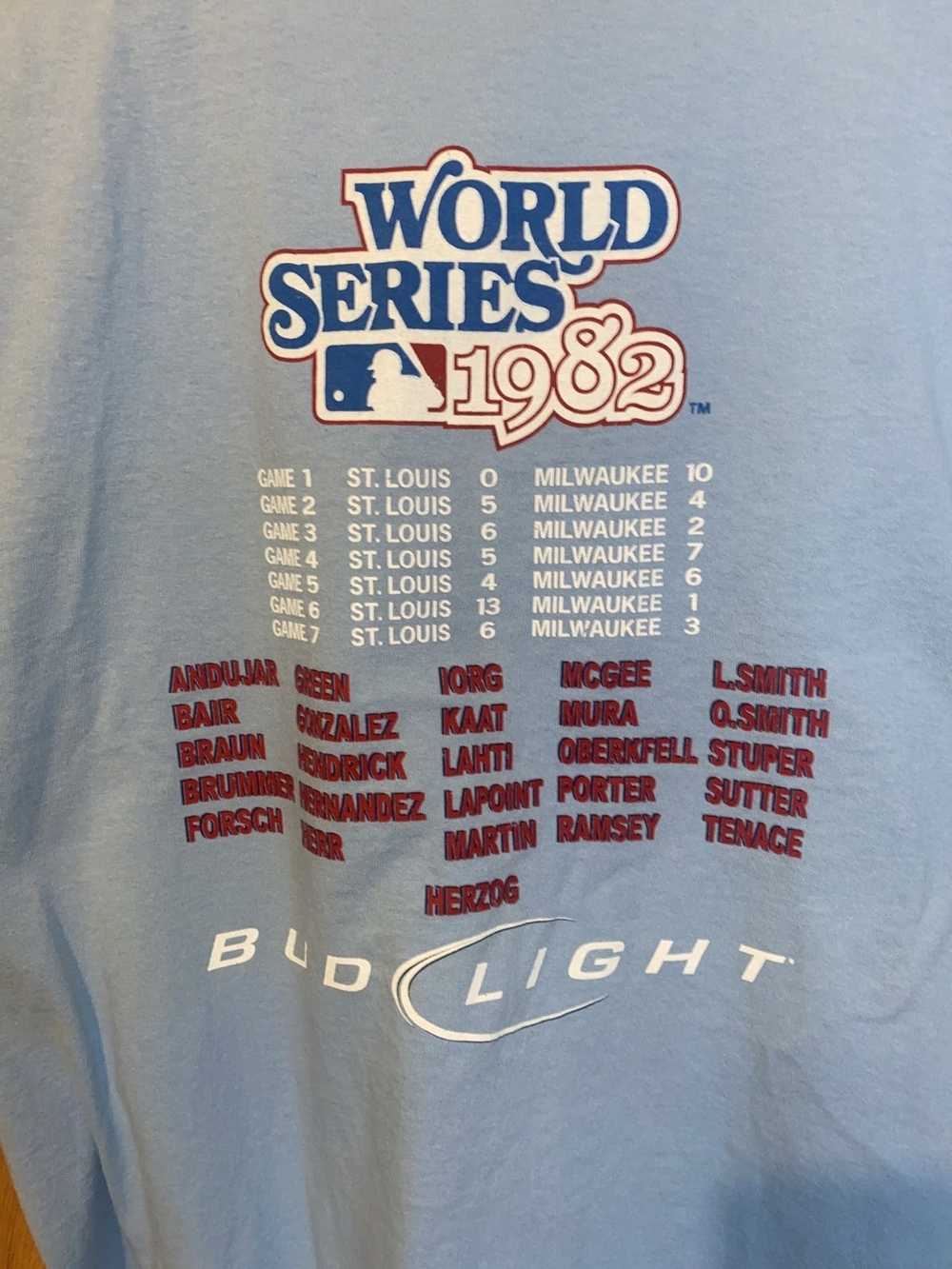 Vintage Cardinals 1982 World Series tee - image 2