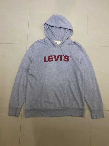 Levi's® Serif Logo Original Pullover Hoodie - Brown