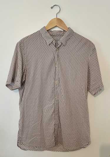 Allsaints Short Sleeve Geometric Print