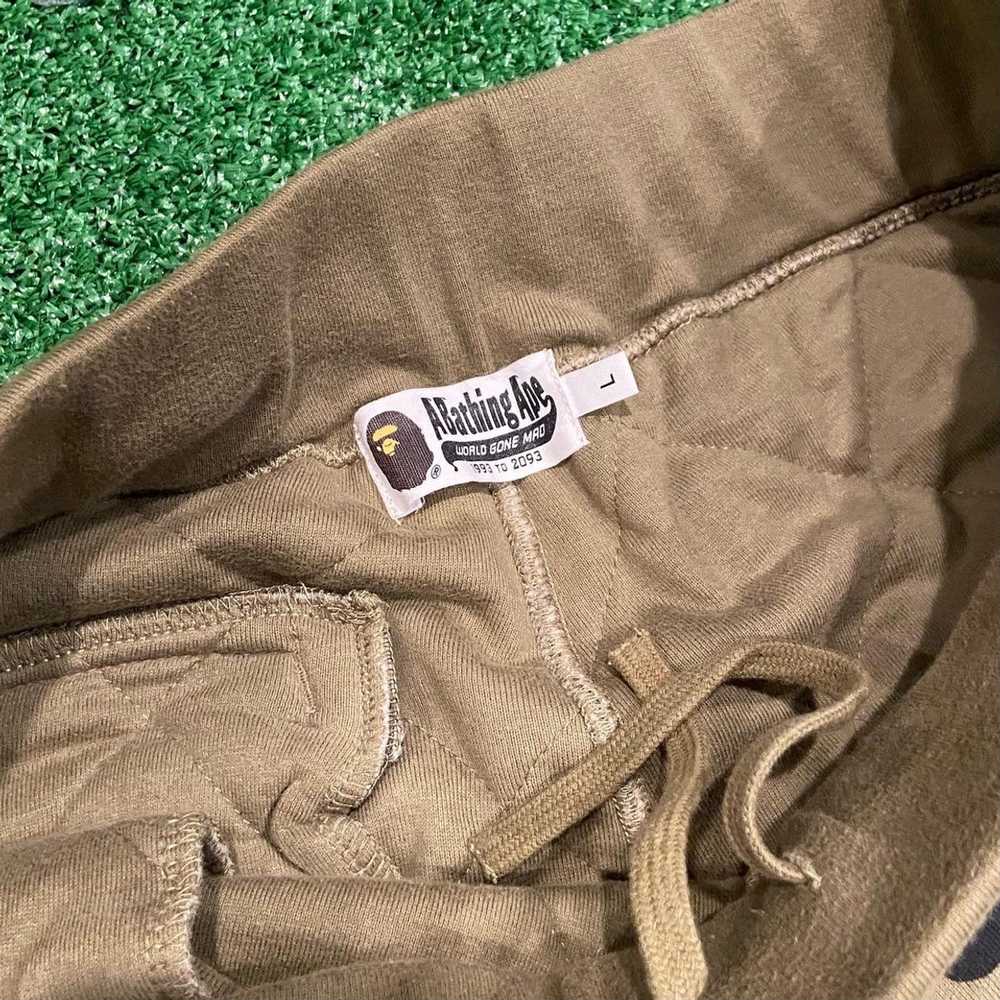 Bape Bape Thick Quilted Joggers - image 4