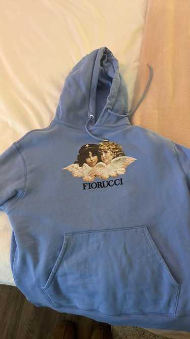 Fiorucci Fiourcci blue hoodie angel sweatshirt