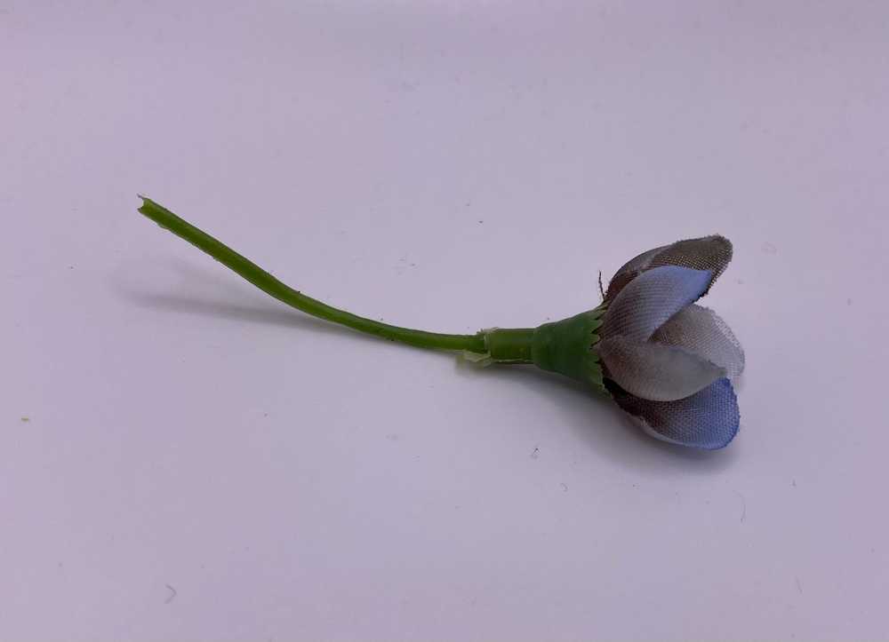 Gorgeous Vintage Pale Blue And White Flower Bud B… - image 5