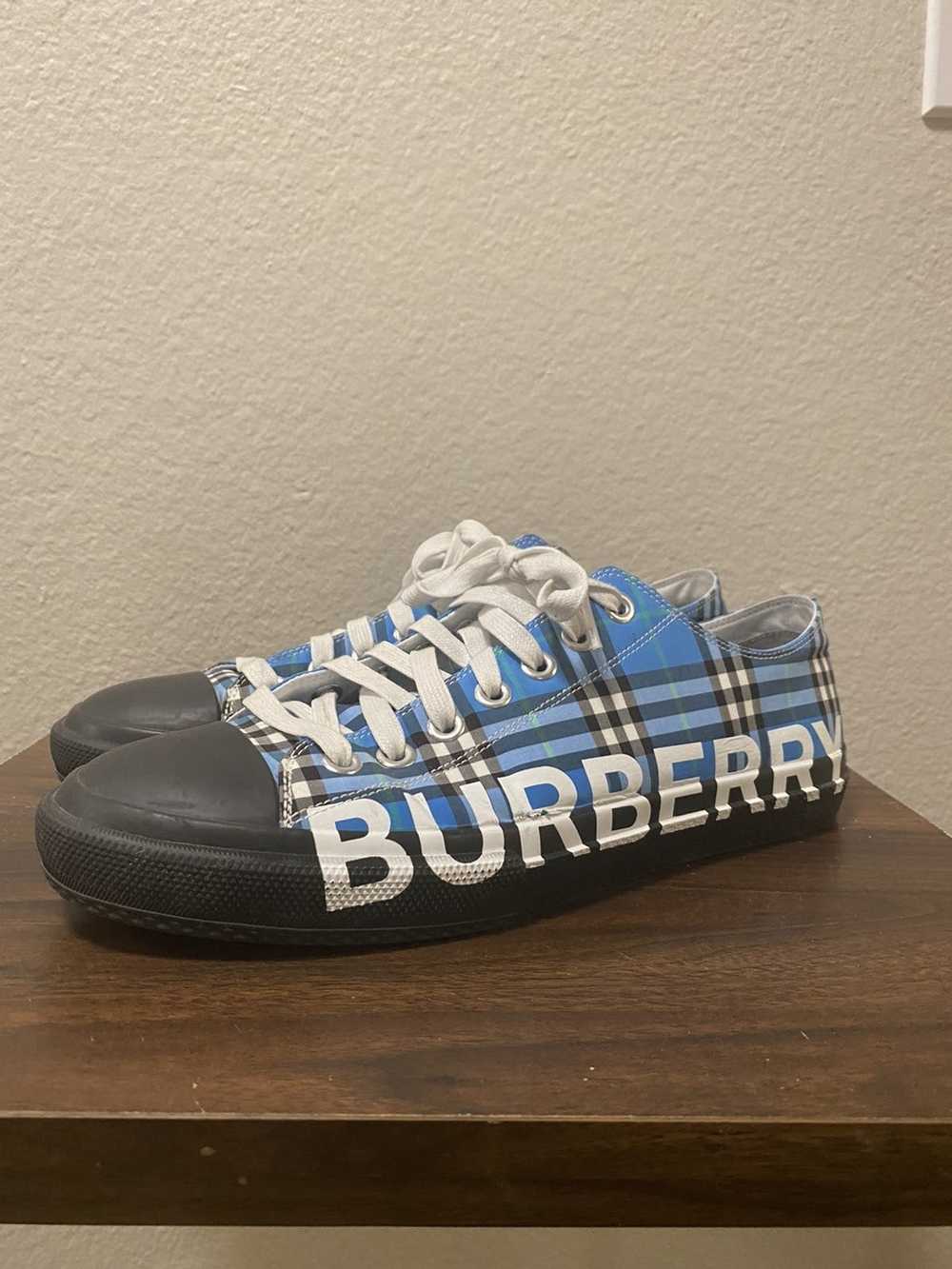 Burberry Burberry Logo Print Check Pattern Sneaker Gem 9953