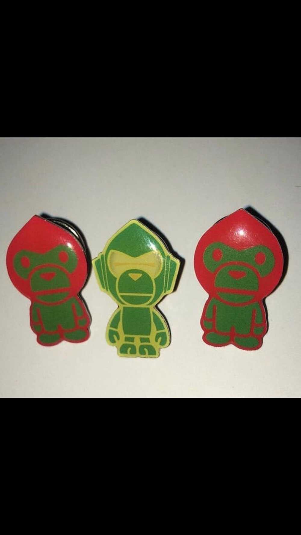 Bape Og Bape baby Milo pin set cyborg & apelf - image 1