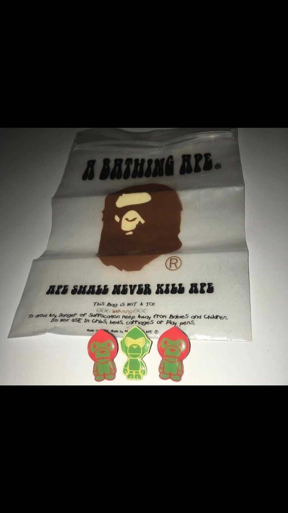 Bape Og Bape baby Milo pin set cyborg & apelf - image 2