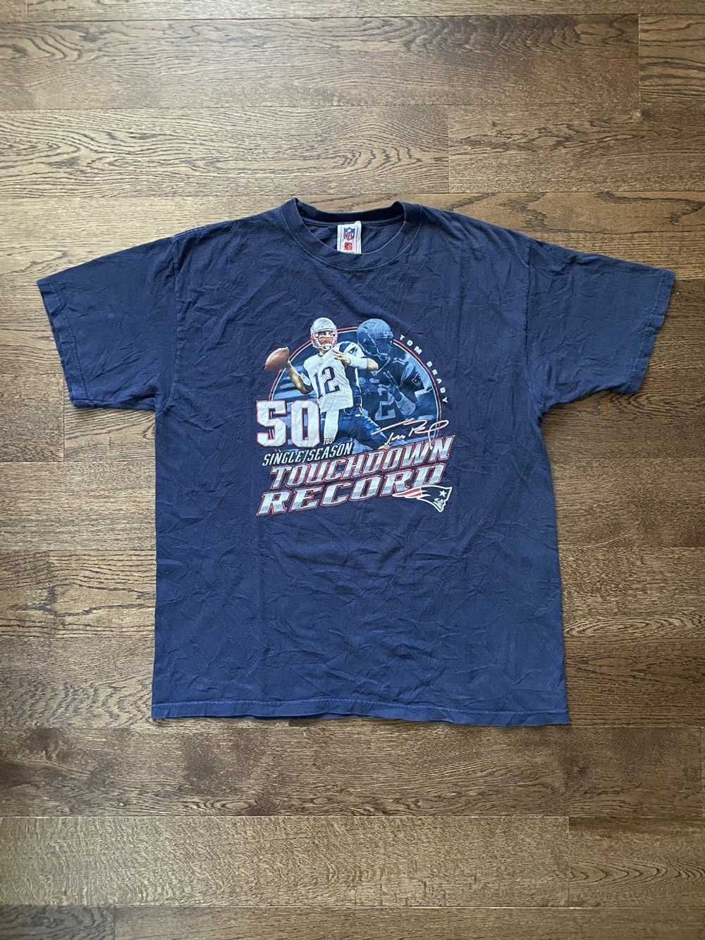 NFL × Vintage Tom Brady touchdown record Patriots… - image 1