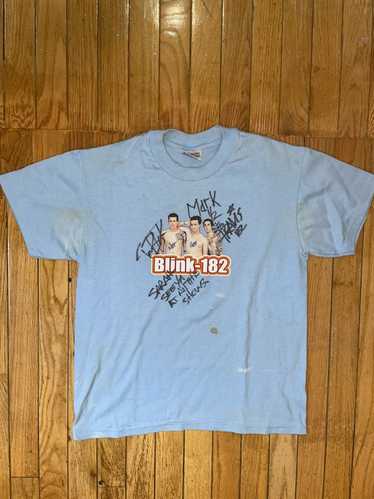 Vintage Vintage Signed Blink-182 t-shirt circa 2000 - Gem