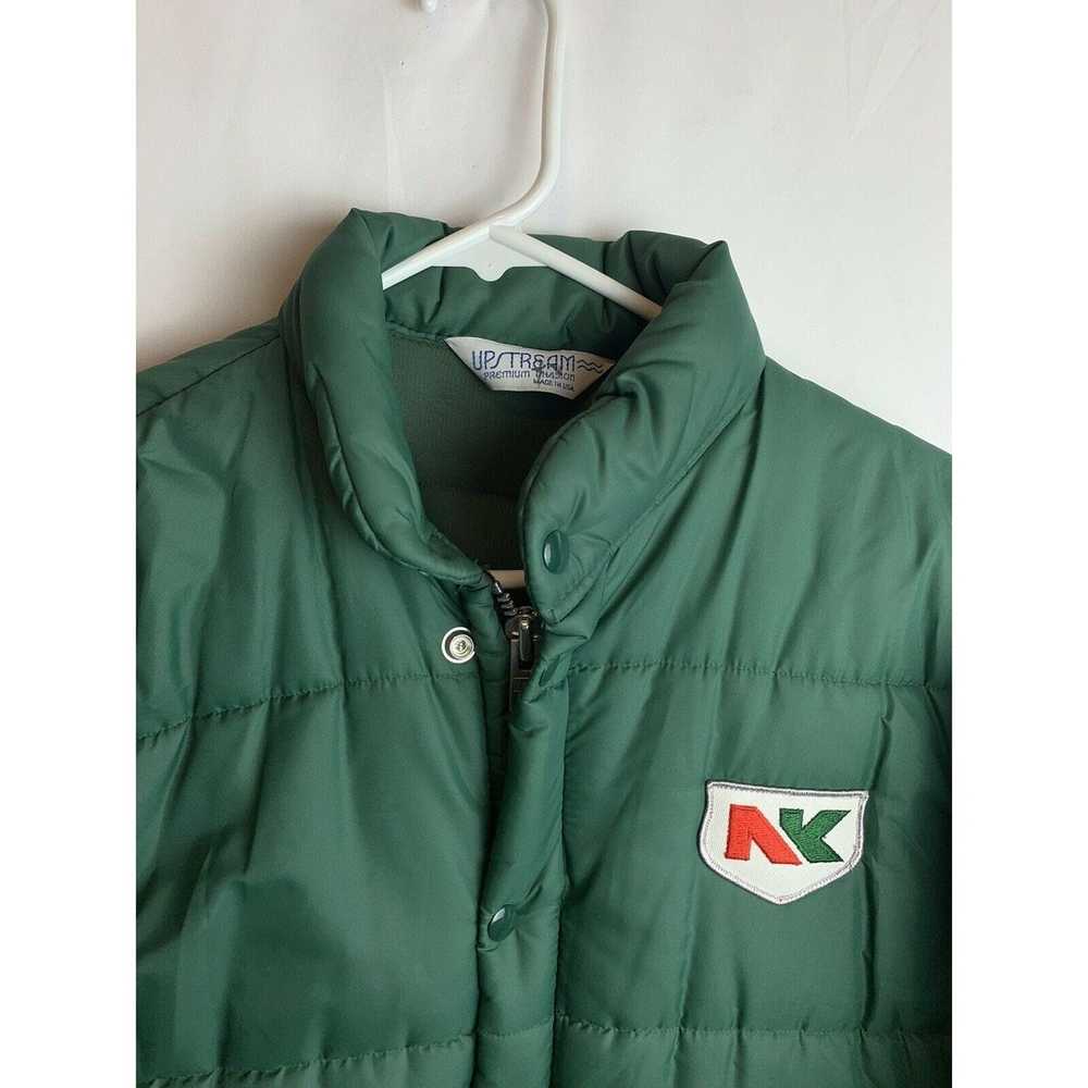 Other Vintage Upstream Puffer Winter Jacket Green… - image 3