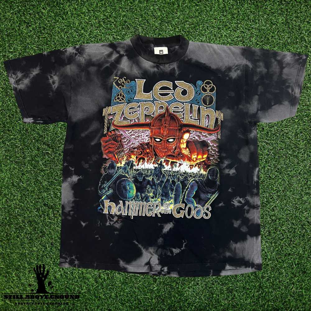 ‘99 Led Zeppelin Hammer Of The Gods Tie Dye Tee - image 1