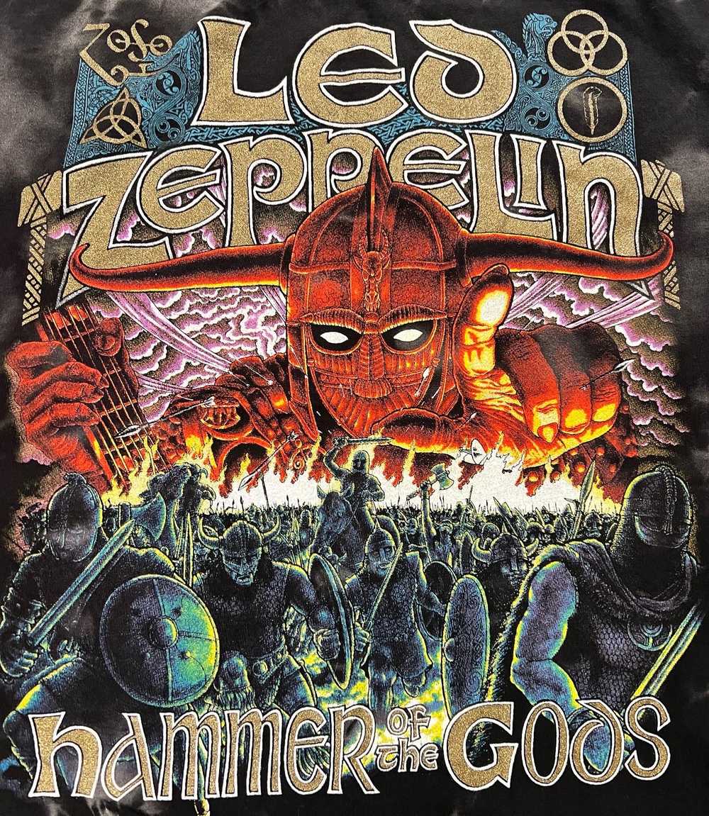 ‘99 Led Zeppelin Hammer Of The Gods Tie Dye Tee - image 2