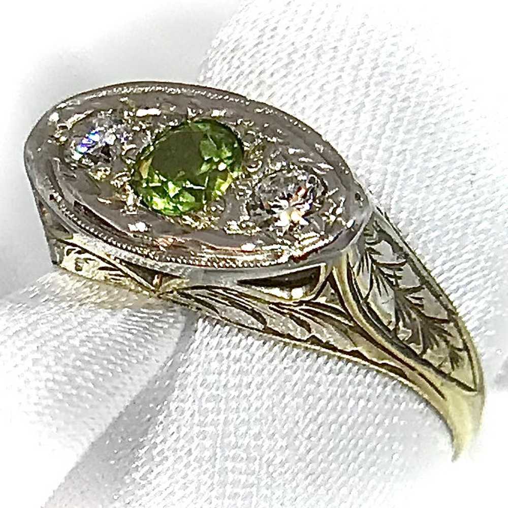 Joanna - 14 Kt Gold Peridot  - image 4