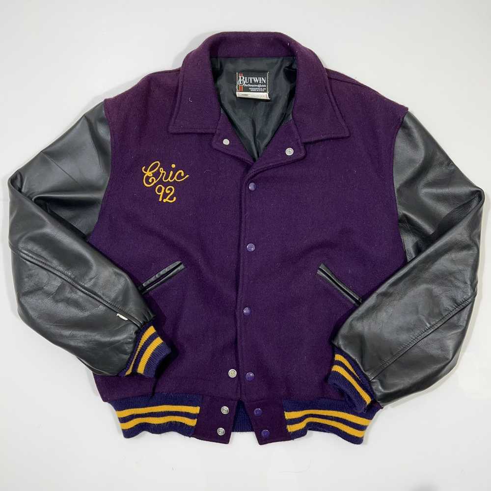 Made In Usa × Varsity Jacket × Vintage "Vintage 1… - image 1