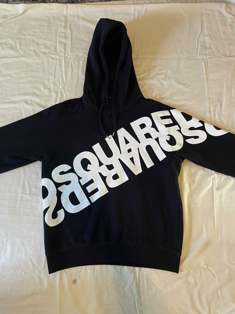 Dsquared2 Black mirrored logo hoodie - image 1