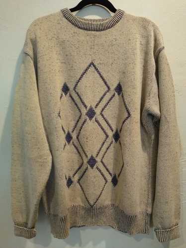 Izod Vintage 100%Cotton Crewneck Pullover Sweater