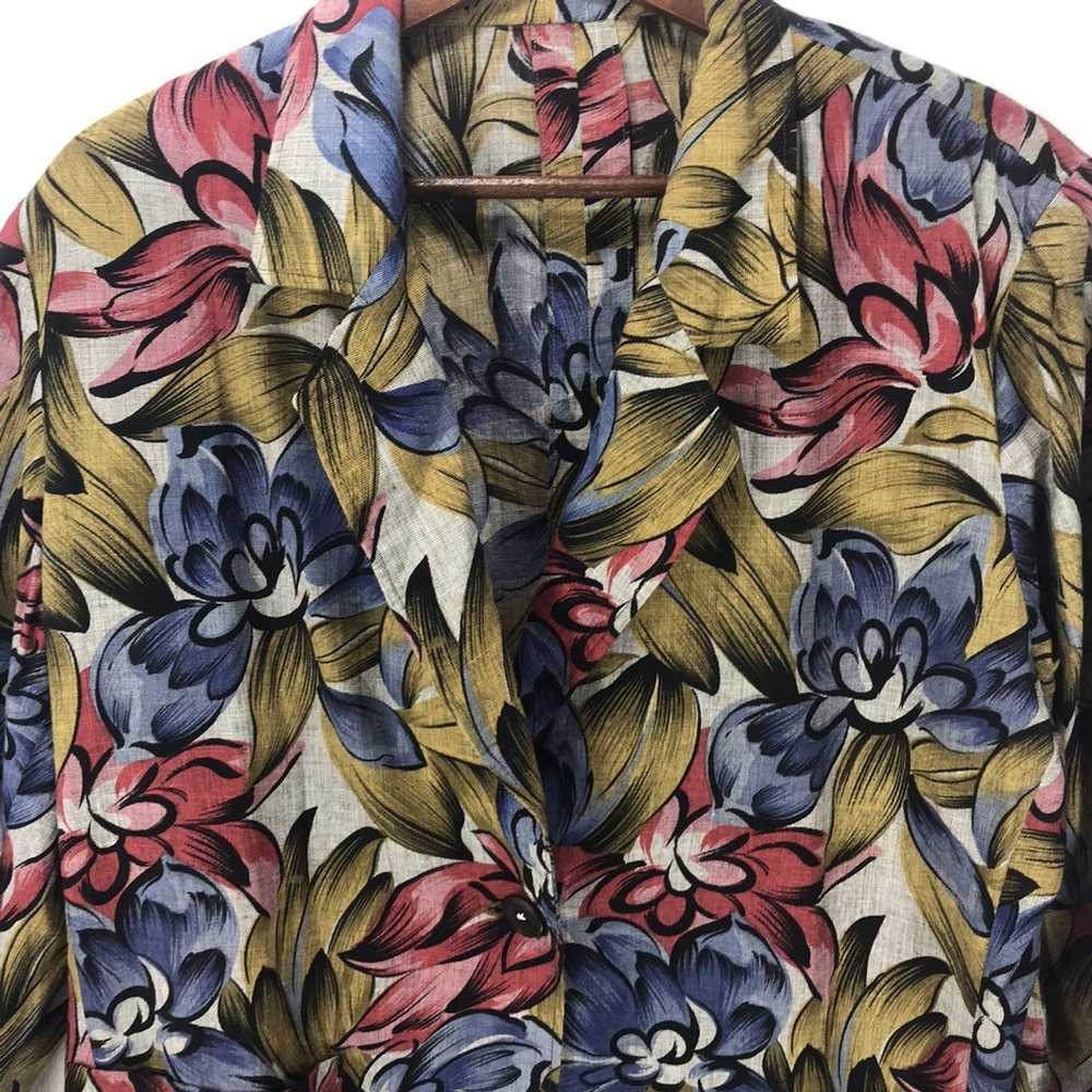 Custom × Other Design Flower Full Print Blazer Co… - image 4