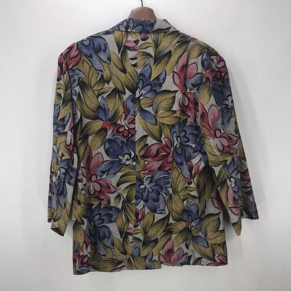 Custom × Other Design Flower Full Print Blazer Co… - image 6