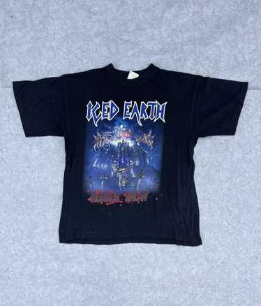 Band Tees  Rock T Shirt  Vintage Retro Classic Iced Earth