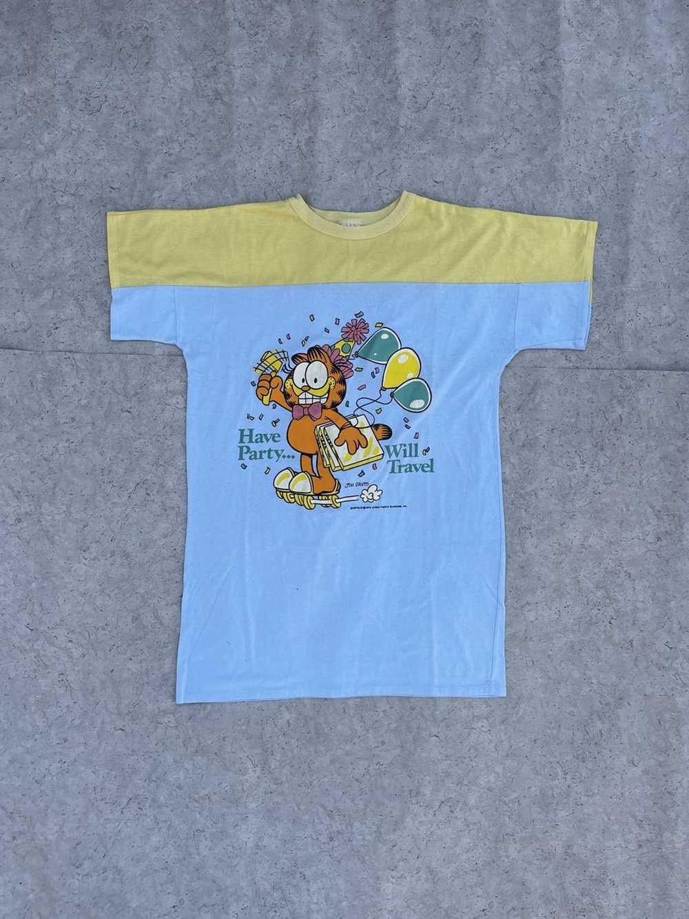 Garfield × Vintage Garfield Tee T Shirt 1978 Vint… - image 1