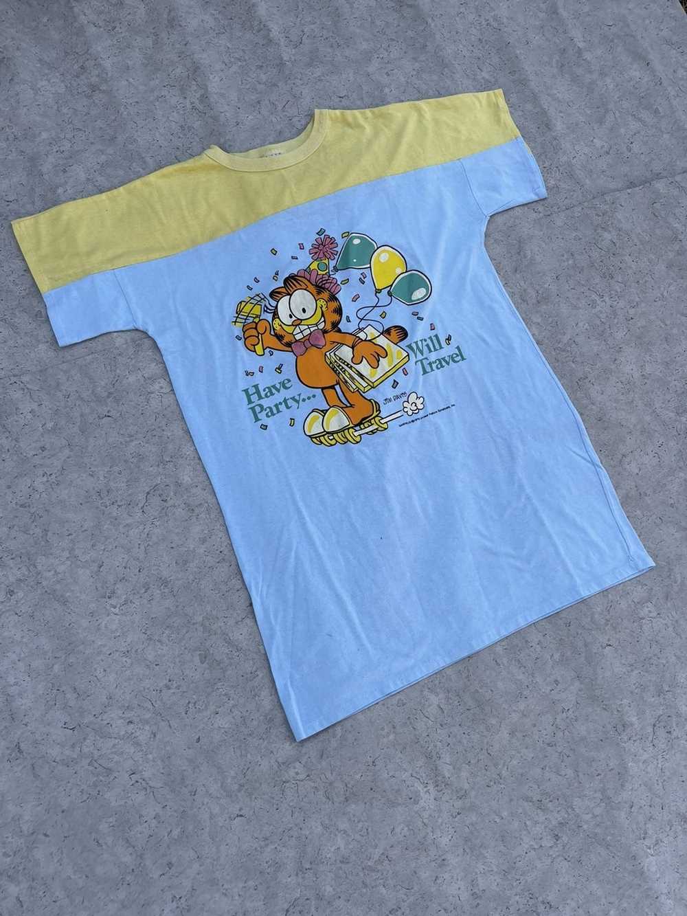 Garfield × Vintage Garfield Tee T Shirt 1978 Vint… - image 3