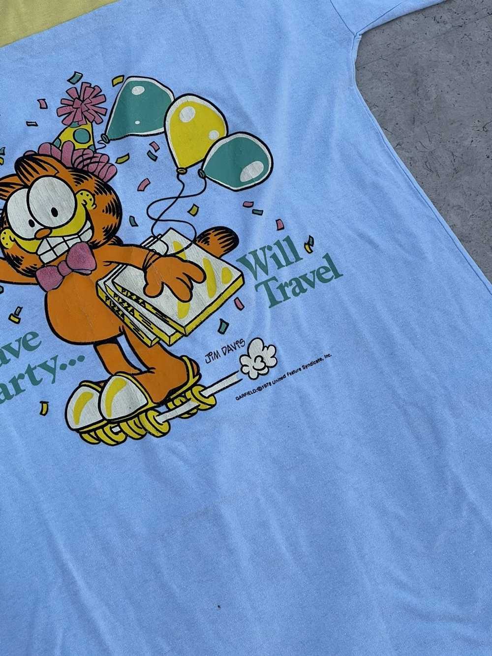 Garfield × Vintage Garfield Tee T Shirt 1978 Vint… - image 4