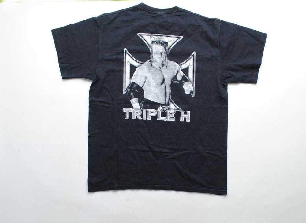 Vintage × Wwe × Wwf Triple H Tee T Shirt 1990x Vi… - image 2