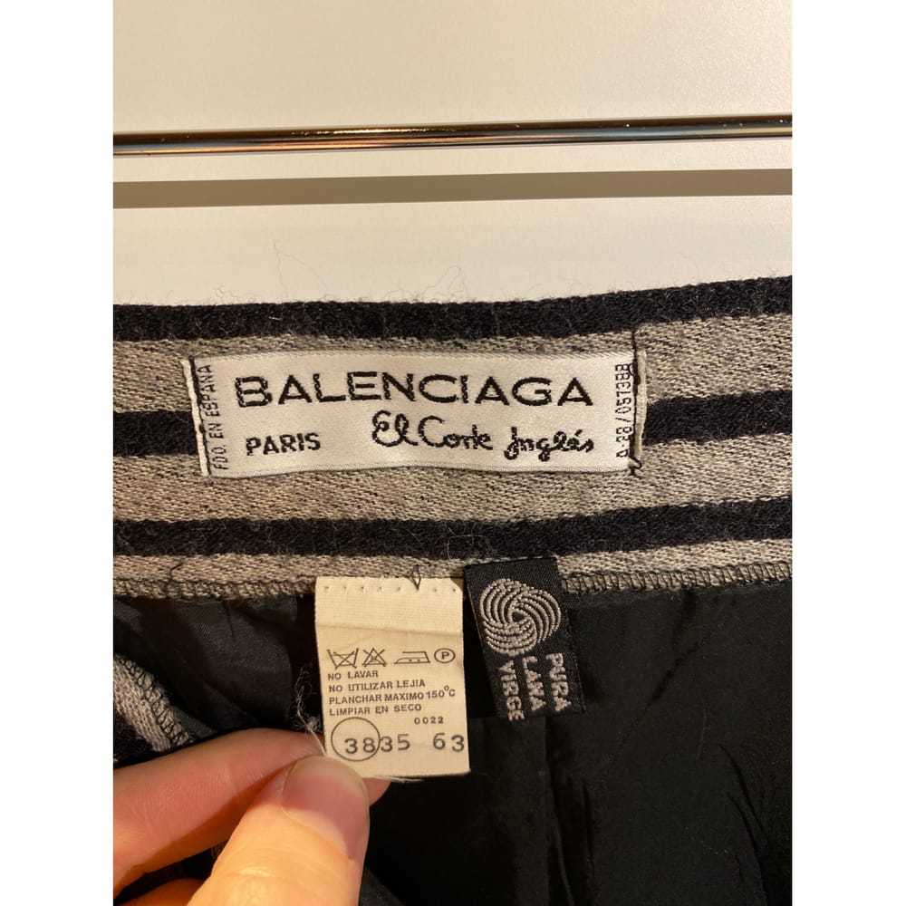 Balenciaga Wool mini skirt - image 3