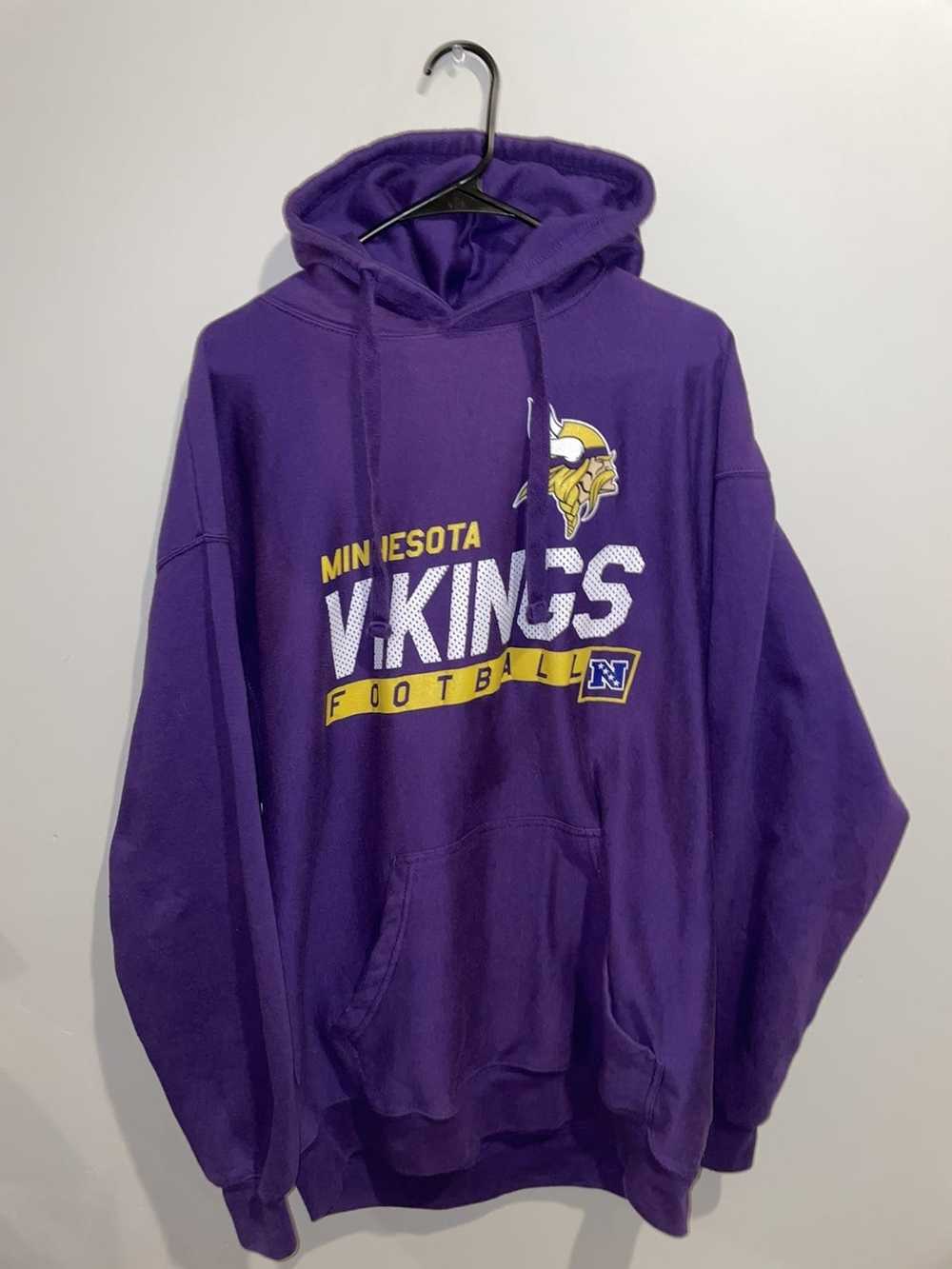 CustomCat Minnesota Vikings Vintage NFL Crewneck Sweatshirt/White / 5XL