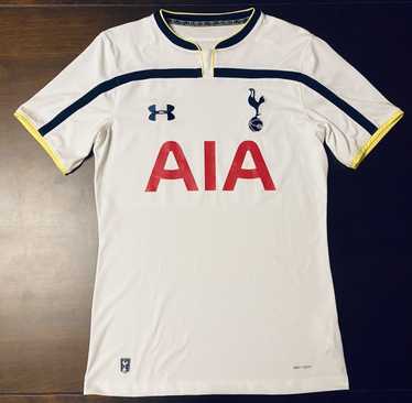 Tottenham Hotspur 2014 2015 Home Under Armour White Soccer Shirt Jersey  Size M