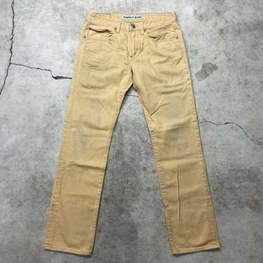 Express Express Faded Yellow Denim Pants Size 30x… - image 1