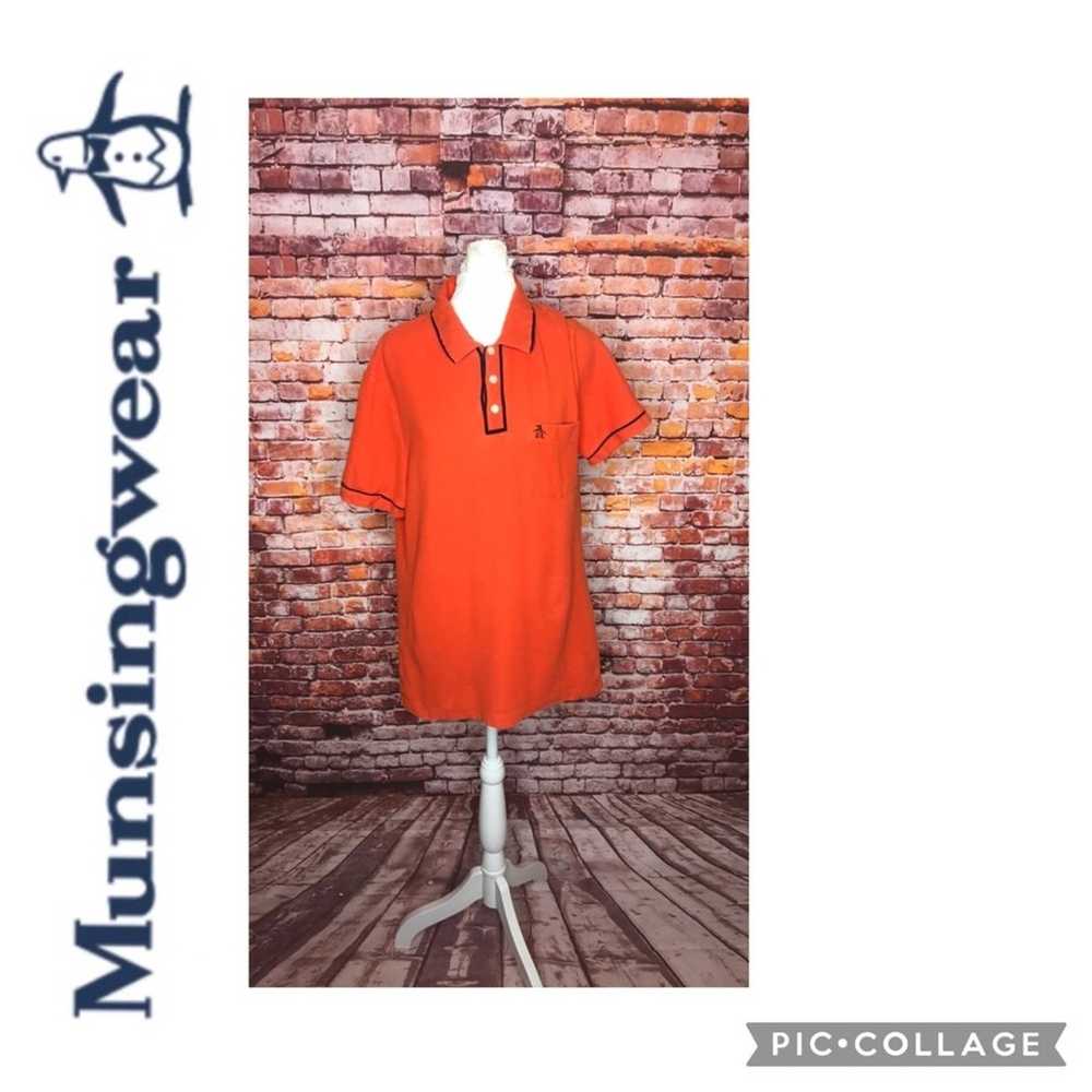 Original Penguin Munsingwear Vintage Orange Origi… - image 1