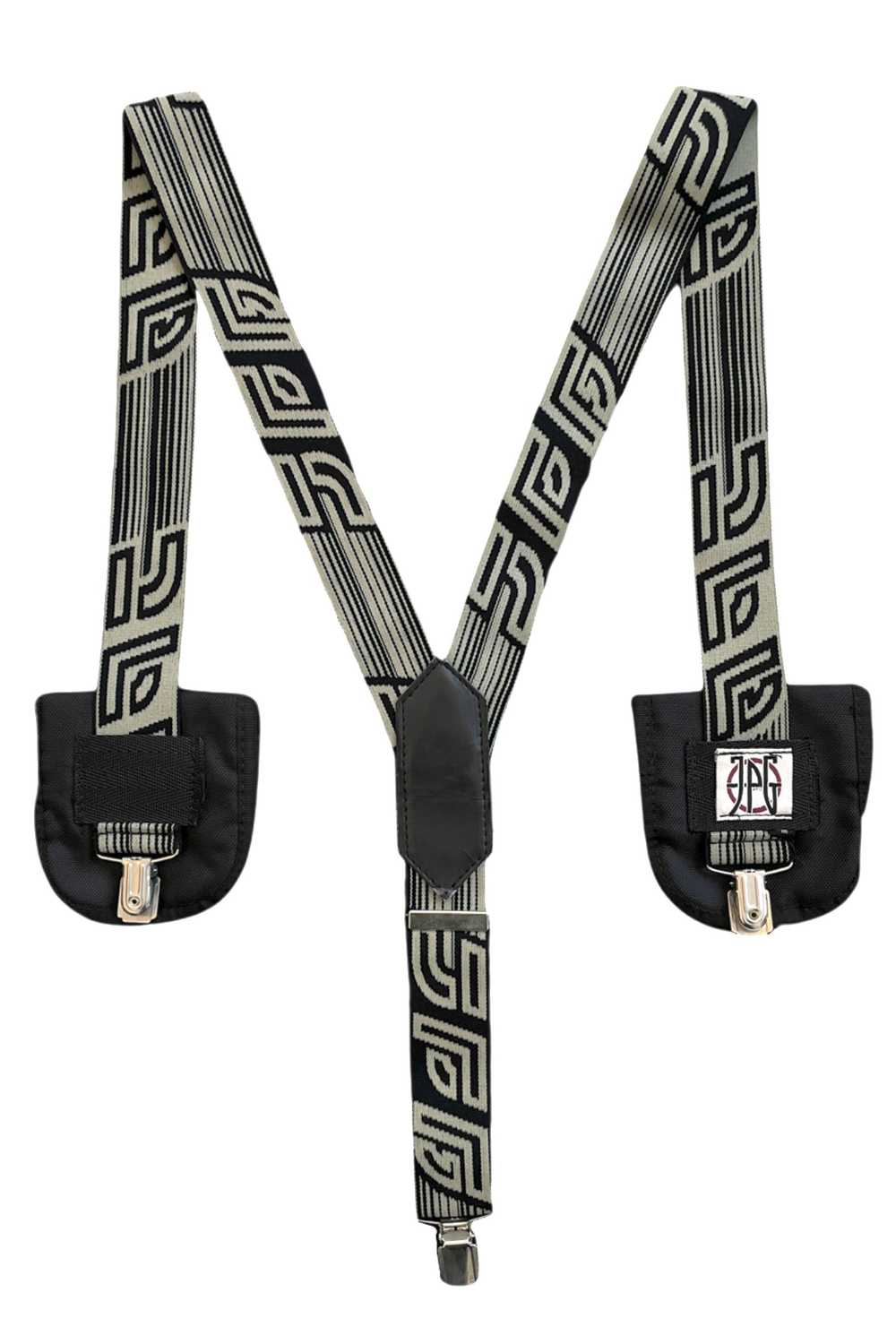 GAULTIER LOGO SUSPENDERS WITH POCKETS - image 1